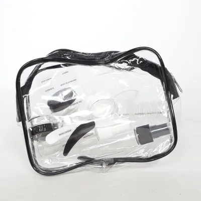 Resekit (Transparent, Svart, Vit)