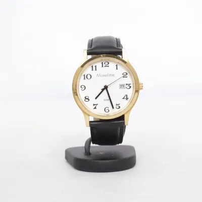 Armbandsur (Svart, Vit, Guldfärgad) från Moretime