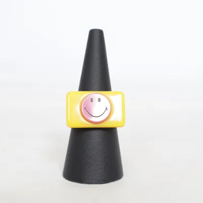 Ring (Geel, Roze) Onbekend materiaal
