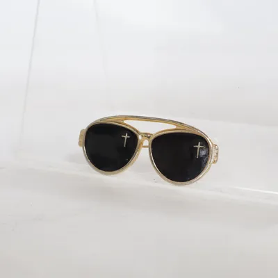 Broche (Guld, Sort) Ukendt metal