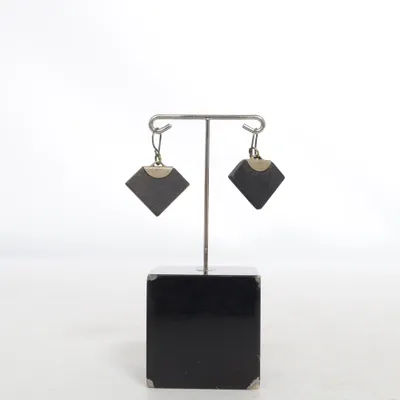 Earrings (Black) from Aarikka Unknown metal