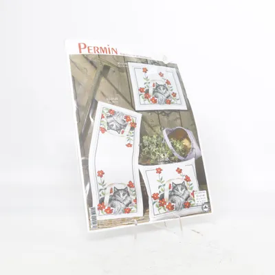 Modèles de broderie (Blanc, Multicolore) de Permin Coton