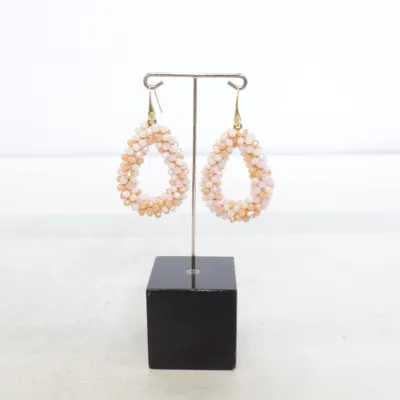 Earrings (Pink) Unknown metal