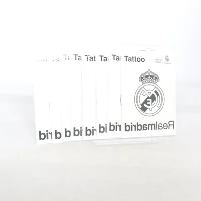 Temporära tatueringar (Vit) från Real Madrid