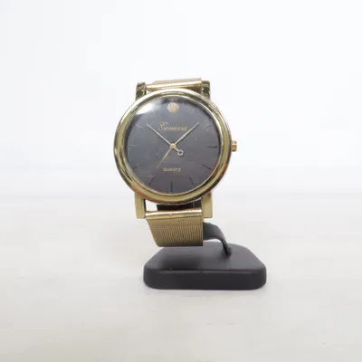 Armbåndsur (Guld, Sort) fra Geneva