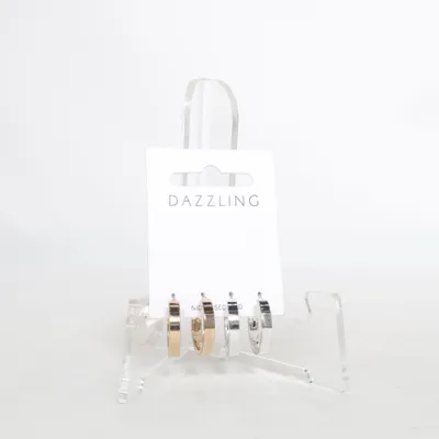 Earrings (Gold, Silver) from Dazzling Unknown metal