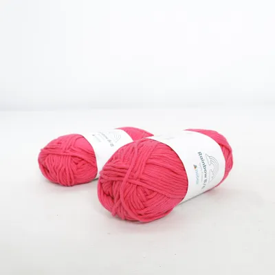 Yarn (Rainbow 8/8) from Hobbii Cotton