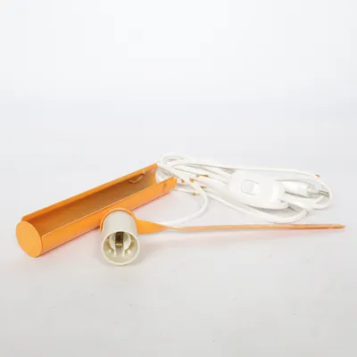 Skrivbordslampa (Orange, Vit)