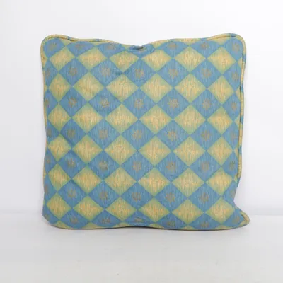 Coussin décoratif (Bleu, Vert, Or) de Moltex Coton