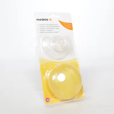 Nipple covers (Transparent, Gul) från Medela