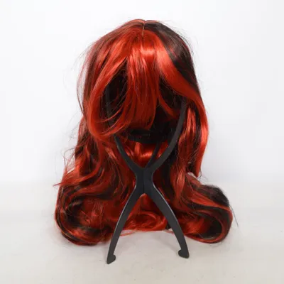 Peruk (Röd, Svart)