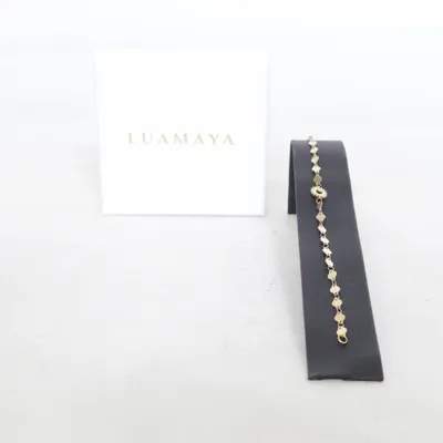 Armband (Guldfärgad, Svart) från Luamaya Rostfritt stål