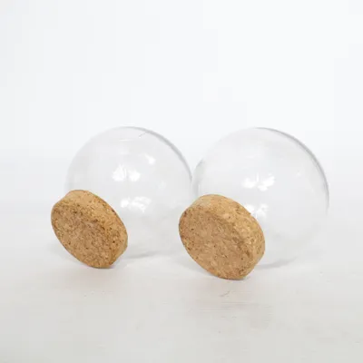 Candle holder (Transparent, Brown)