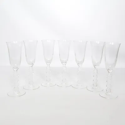 Champagneglas (Transparant)
