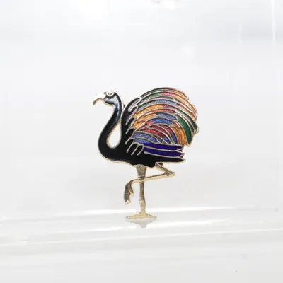 Broche (Zwart, Meerkleurig) Onbekend materiaal
