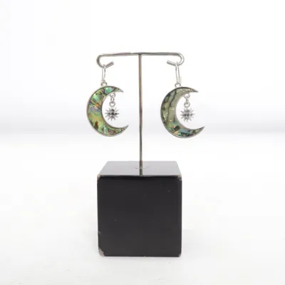 Oorbellen (Zilver, Meerkleurig) Onbekend materiaal