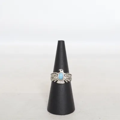 Ring (Silber, Türkis) Unbekanntes Metall