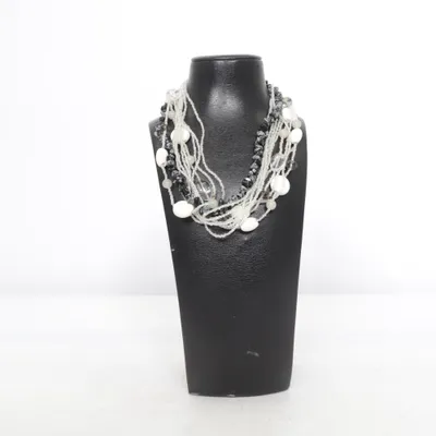Collier (Blanc, Noir, Multicolore) Métal inconnu