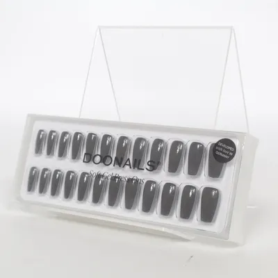 Press on nails (Black) from Doonails