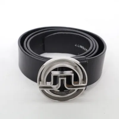 Riem (Zwart, Zilver) van J.Lindeberg Leer