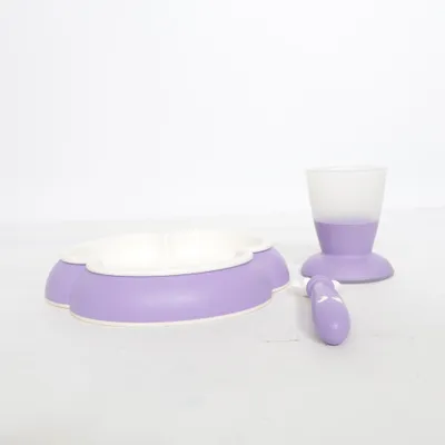 Set de vaisselle pour enfant (Violet, Blanc) de BabyBjörn