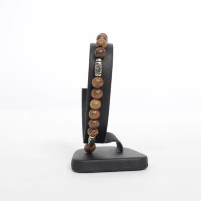 Bracelet (Marron, Argent) Métal inconnu