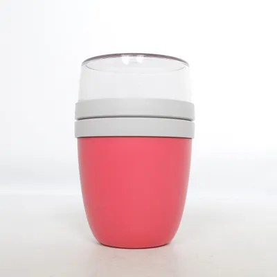 Brotdose (Pink, Grau, Transparent) von Mepal