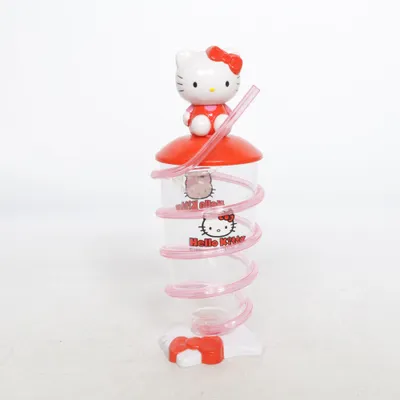 Sugerørskop (Rød, Hvid, Pink) fra Hello Kitty