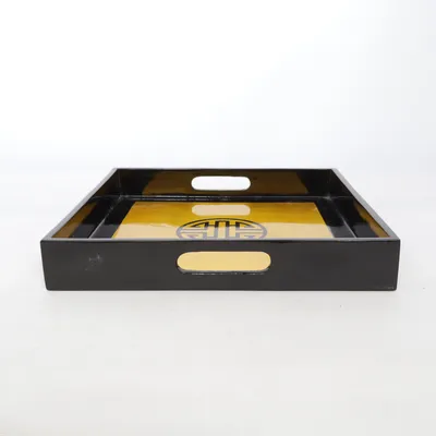 Bricka (Svart, Guldfärgad) från Thang Long