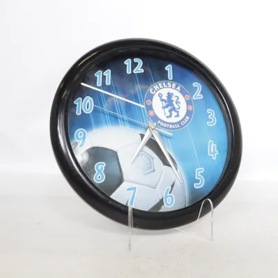 Väggklocka (Blå, Svart, Vit) från Chelsea Football Club