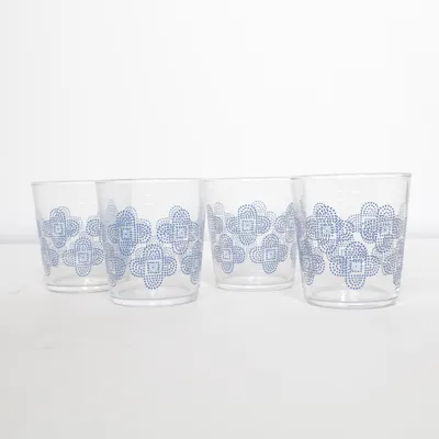 Drinking glass (Blue, Transparent) from IKEA