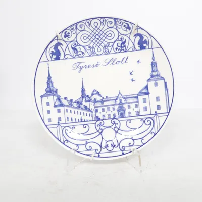 Assiette murale (Tyresö Slott) de Gustavsberg