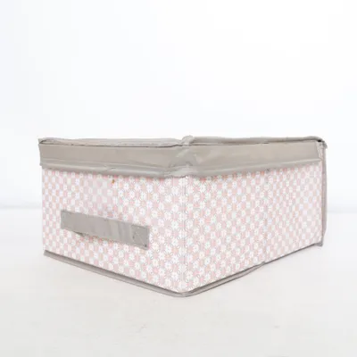 Storage box (Beige, Multicolored) from Ideen Welt Polyester