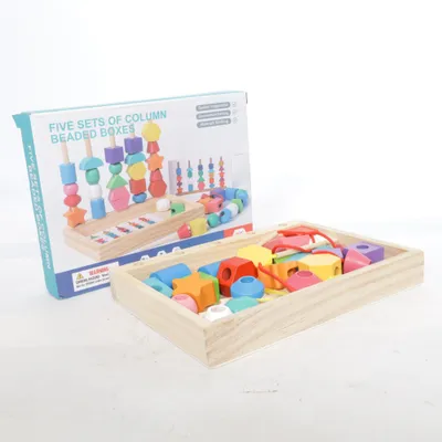 Aktivitetsleksak (Five Sets Of Column Beaded Boxes) från Five