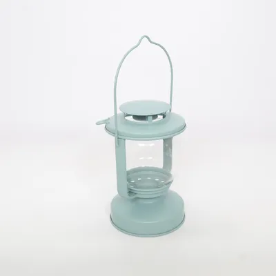Lyslygte (Turkis, Transparent) fra IKEA