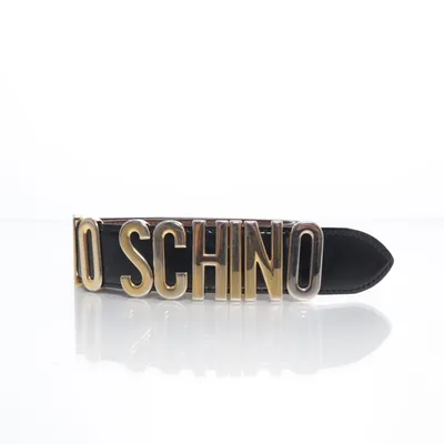 Riem (Zwart) van Moschino Leer