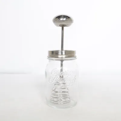 Mjölkskummare (Transparent, Silverfärgad) från Bormioli Rocco