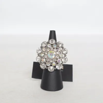 Ring (Crystal Silver) from Fashion by Glitter Unknown metal