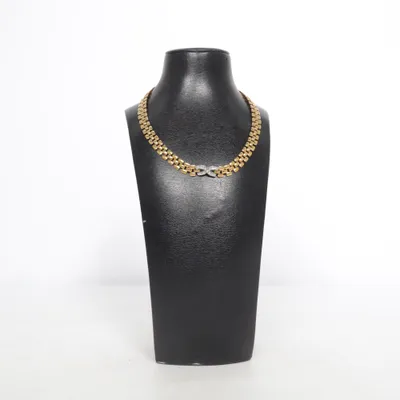 Halsband (Guldfärgad, Silverfärgad) Okänd metall