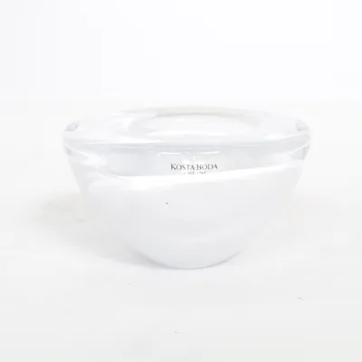 Bougeoir  (Transparent, Blanc) de Kosta Boda