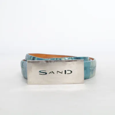 Belt (Brown, Blue) from SAND Leather