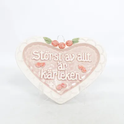 Väggplakett (Rosa, Vit, Röd) från JIE Keramik