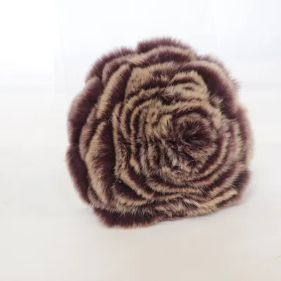 Brosch (Lila, Beige) Okänd metall