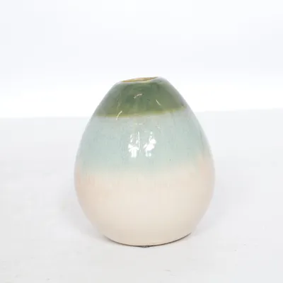 Vase (Green, Blue, Multicolored) from Björk & Frihet