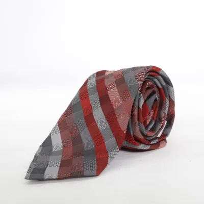 Stropdas (Rood, Grijs) van Atlas Design Polyester