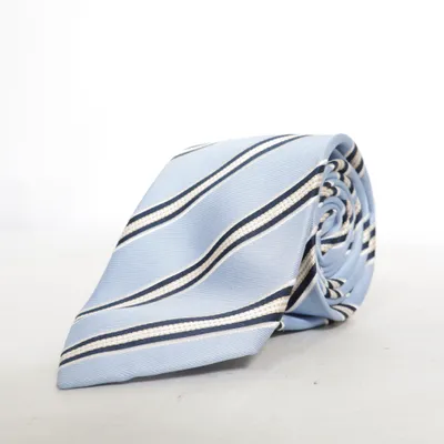 Tie (Blue, White, Beige) from Michaelis Silk