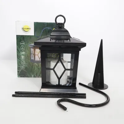 Solcellslampa (Svart, Vit, Transparent) från Globo