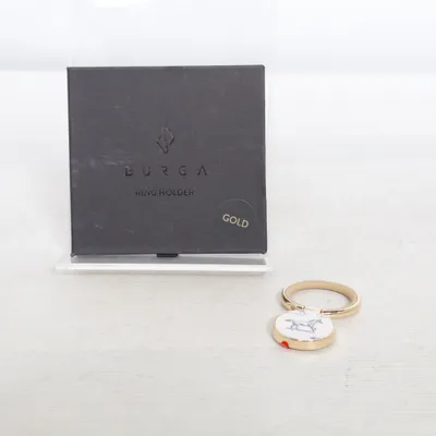 Telefoonaccessoire (Goud, Wit) van Burga