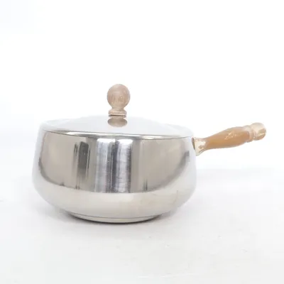 Saucepan (Silver, Brown)