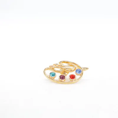 Brooch (Gold, Multicolored) from Avon Unknown metal
